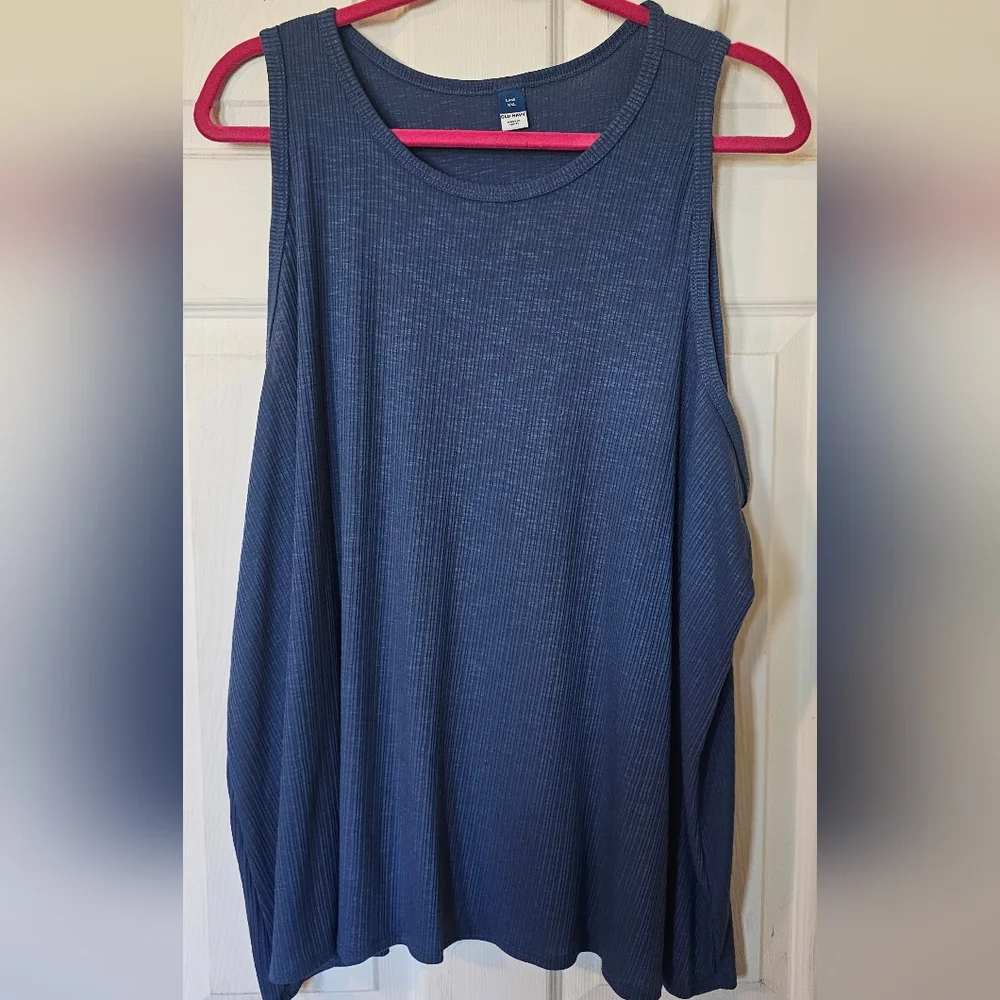 Old Navy Luxe Navy Top - Picture 1 of 4